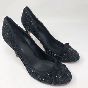 TORY BURCH EMBELLISHED HEELS